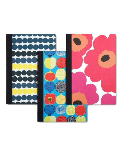 Marimekko Marimekko Set van 3 notitieboeken A5 met verschillende omslag