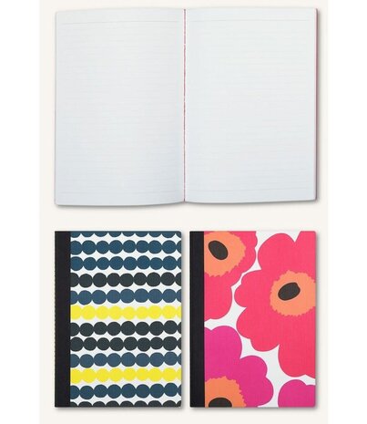 Marimekko Marimekko Set of 3 A5 notebooks with different covers