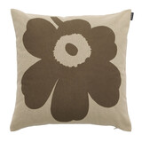 Marimekko Marimekko Unikko cushion cover 50x50 cm brown 100% recycled cotton Marimekko Marimekko Unikko cushion cover 50x50 cm brown 100% recycled cotton