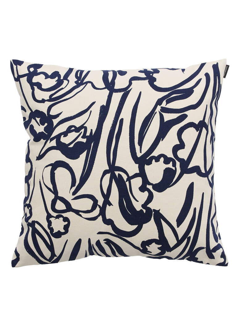Marimekko Marimekko Ensikukat cushion cover 50x50 cm dark blue Marimekko Marimekko Ensikukat cushion cover 50x50 cm dark blue