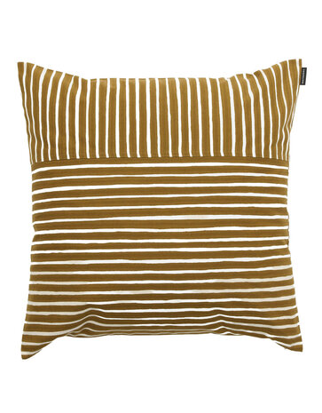 Marimekko Marimekko Piccolo kussenhoes 50x50 cm brons linnen-katoen mix Marimekko Marimekko Piccolo kussenhoes 50x50 cm brons linnen-katoen mix