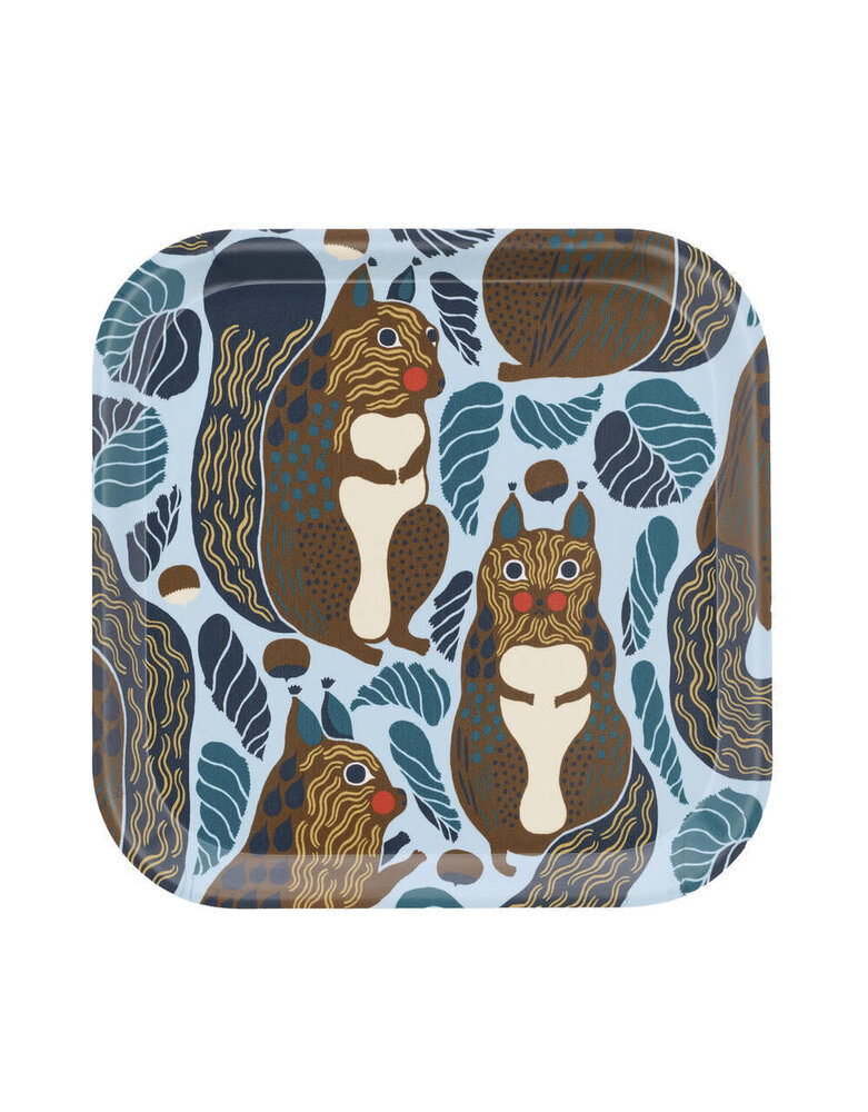 Marimekko Marimekko Kurre dienblad 20x20cm Marimekko Marimekko Kurre dienblad 20x20cm