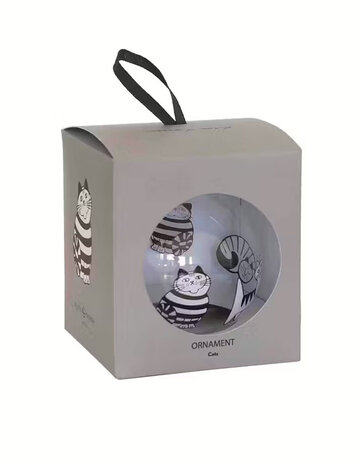 Pluto Design Pluto Design hanging ornament glass Lisa L. Cats Pluto Design Pluto Design hanging ornament glass Lisa L. Cats