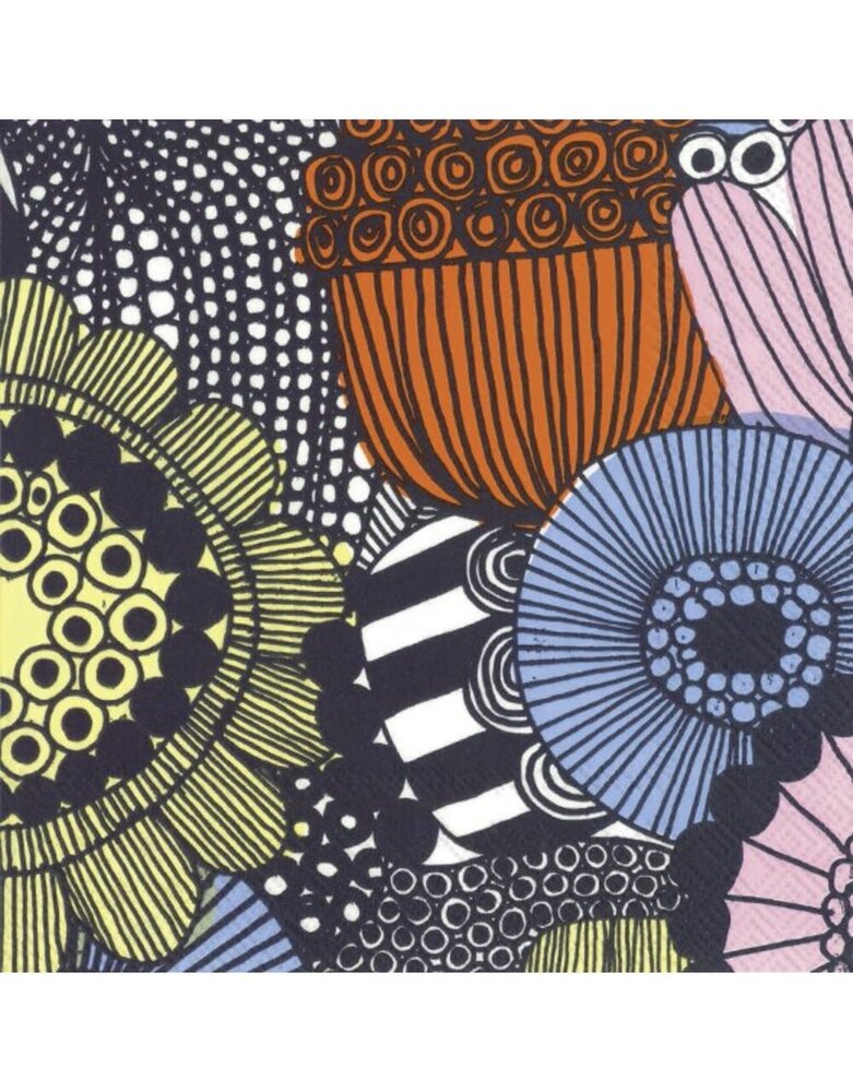 Marimekko Marimekko Siirtolapuutarha Paper Napkins 33x33cm yellow Marimekko Marimekko Siirtolapuutarha Paper Napkins 33x33cm yellow