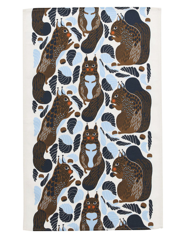 Marimekko Marimekko Kurre tea towel 43x70 cm linen-cotton mix Marimekko Marimekko Kurre tea towel 43x70 cm linen-cotton mix