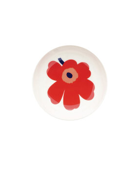 Marimekko Marimekko Unikko schaaltje 13cm rood Marimekko Marimekko Unikko schaaltje 13cm rood