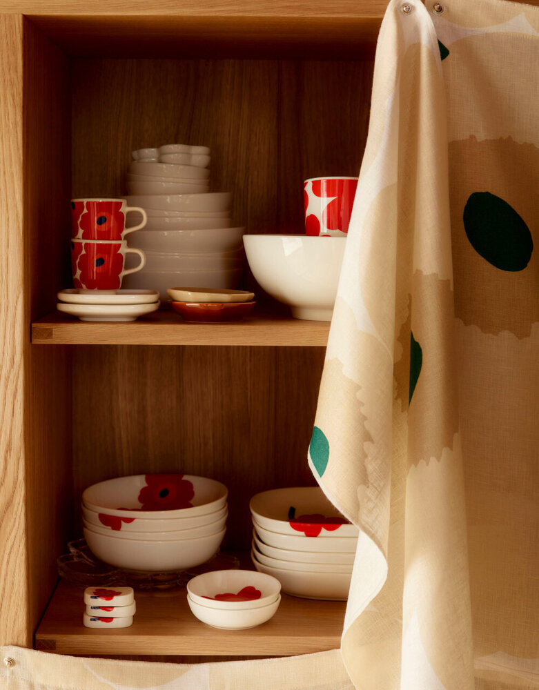 Marimekko Marimekko Unikko schaaltje 13cm rood Marimekko Marimekko Unikko schaaltje 13cm rood