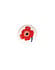 Marimekko Unikko mini schaaltje 9cm rood Marimekko Unikko mini schaaltje 9cm rood