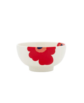 Marimekko Marimekko Unikko kom 3 dl rood Marimekko Marimekko Unikko kom 3 dl rood