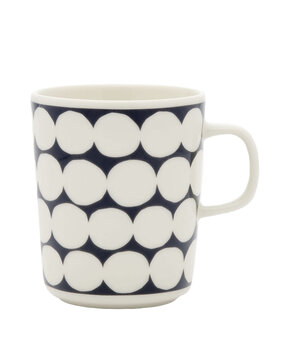 Marimekko Marimekko Räsymatto cup 2.5dl Charcoal Marimekko Marimekko Räsymatto cup 2.5dl Charcoal
