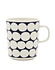 Marimekko Räsymatto beker 2,5dl Charcoal Marimekko Räsymatto beker 2,5dl Charcoal