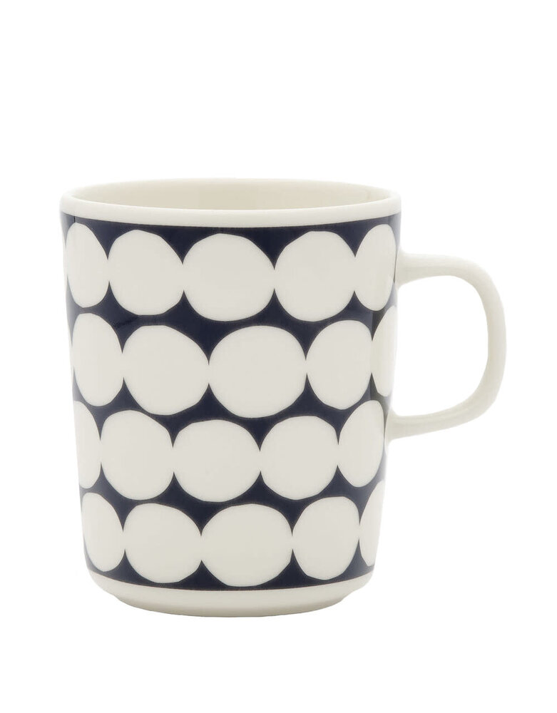 Marimekko Marimekko Räsymatto beker 2,5dl Charcoal Marimekko Marimekko Räsymatto beker 2,5dl Charcoal