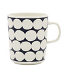 Marimekko Marimekko Räsymatto beker 2,5dl Charcoal Marimekko Marimekko Räsymatto beker 2,5dl Charcoal