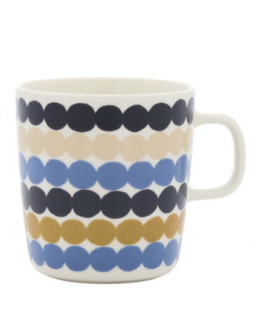 Marimekko Marimekko Räsymatto beker 4dl blauw multi