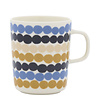 Marimekko Marimekko Räsymatto beker 2,5dl blauw multi Marimekko Marimekko Räsymatto beker 2,5dl blauw multi