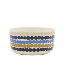 Marimekko Marimekko Räsymatto kom 5dl blauw multi Marimekko Marimekko Räsymatto kom 5dl blauw multi