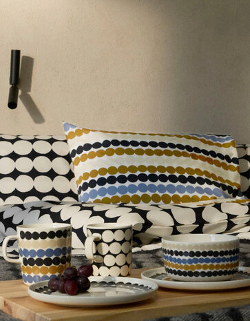 Marimekko Marimekko Räsymatto bowl 5dl blue multi Marimekko Marimekko Räsymatto bowl 5dl blue multi
