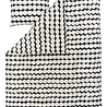 Marimekko Marimekko Räsymatto Dekbedovertrek set 150x210cm + 50x60cm kussensloop Charcoal Marimekko Marimekko Räsymatto Dekbedovertrek set 150x210cm + 50x60cm kussensloop Charcoal
