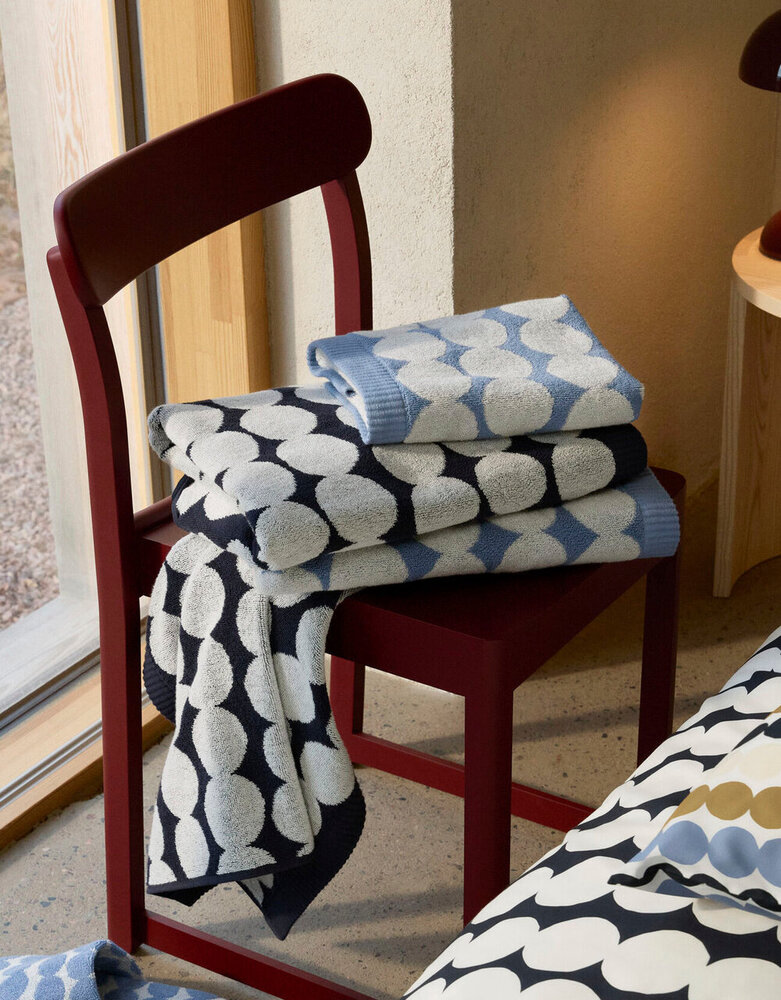 Marimekko Marimekko Räsymatto towel 50x70cm dusty blue Marimekko Marimekko Räsymatto towel 50x70cm dusty blue