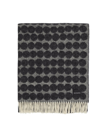 Marimekko Marimekko Räsymatto wollen plaid 130x180cm Charcoal Marimekko Marimekko Räsymatto wollen plaid 130x180cm Charcoal