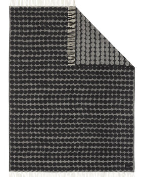 Marimekko Marimekko Räsymatto wollen plaid 130x180cm Charcoal Marimekko Marimekko Räsymatto wollen plaid 130x180cm Charcoal