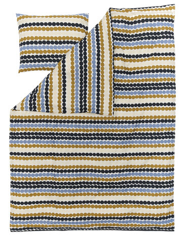 Marimekko Marimekko Räsymatto Duvet cover set 150x210cm + 50x60cm pillowcase blue multi Marimekko Marimekko Räsymatto Duvet cover set 150x210cm + 50x60cm pillowcase blue multi