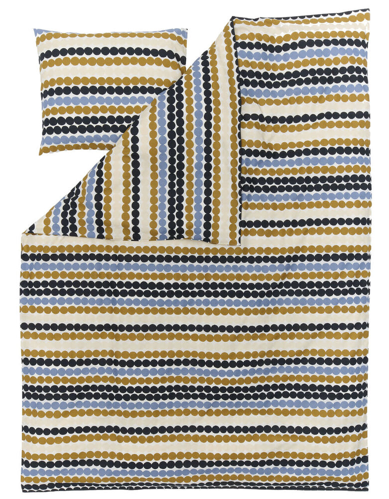Marimekko Marimekko Räsymatto Duvet cover set 150x210cm + 50x60cm pillowcase blue multi Marimekko Marimekko Räsymatto Duvet cover set 150x210cm + 50x60cm pillowcase blue multi