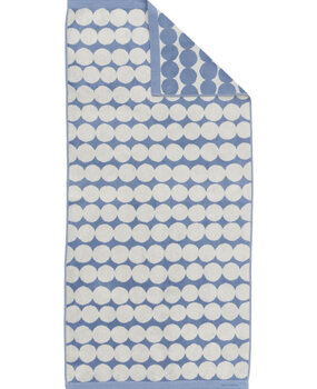 Marimekko Marimekko Räsymatto handdoek 70x150cm dusty blue Marimekko Marimekko Räsymatto handdoek 70x150cm dusty blue