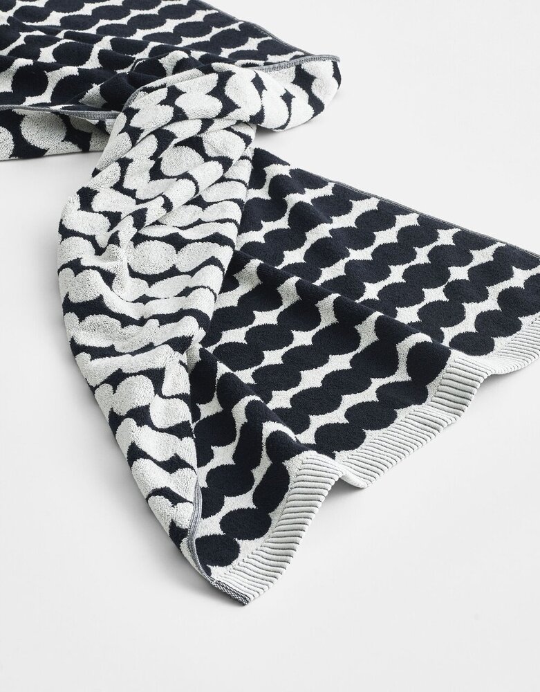Marimekko Marimekko Räsymatto Towel 50x70cm Black