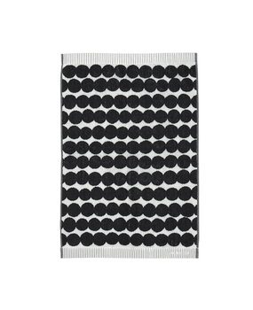 Marimekko Marimekko Räsymatto Handdoek 30x50cm zwart Marimekko Marimekko Räsymatto Handdoek 30x50cm zwart
