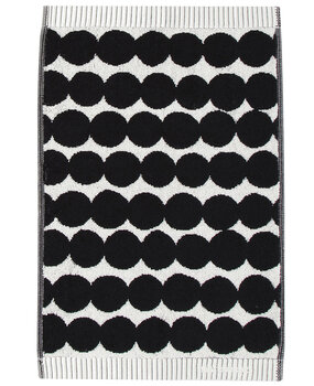 Marimekko Marimekko Räsymatto Handdoek 50x70cm zwart Marimekko Marimekko Räsymatto Handdoek 50x70cm zwart
