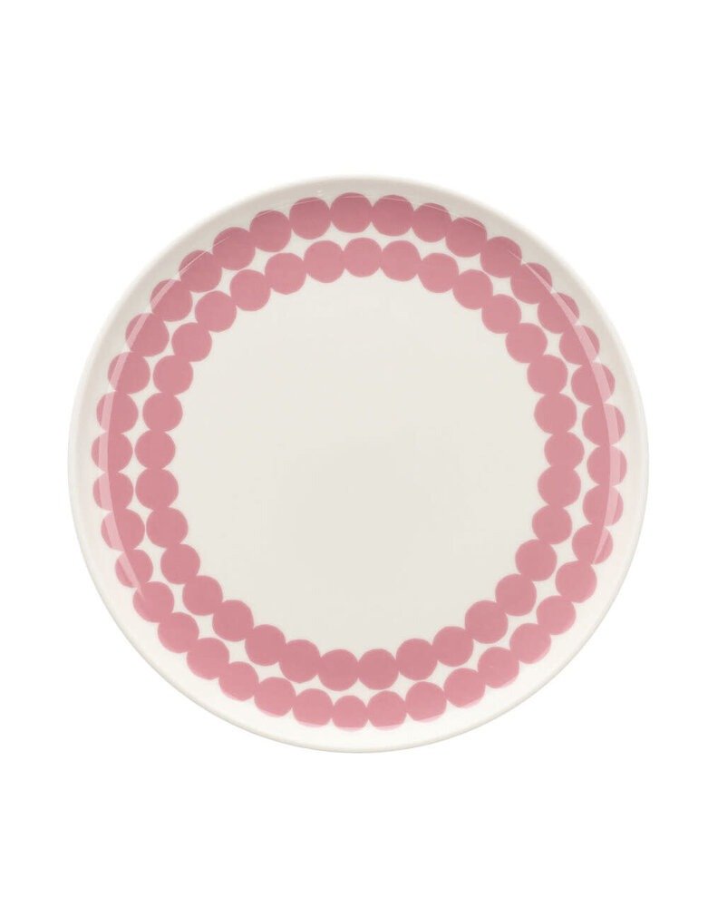 Marimekko Marimekko Räsymatto plate 20 cm pink Marimekko Marimekko Räsymatto plate 20 cm pink