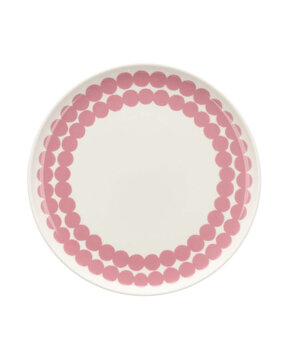 Marimekko Marimekko Räsymatto bord 20 cm roze Marimekko Marimekko Räsymatto bord 20 cm roze