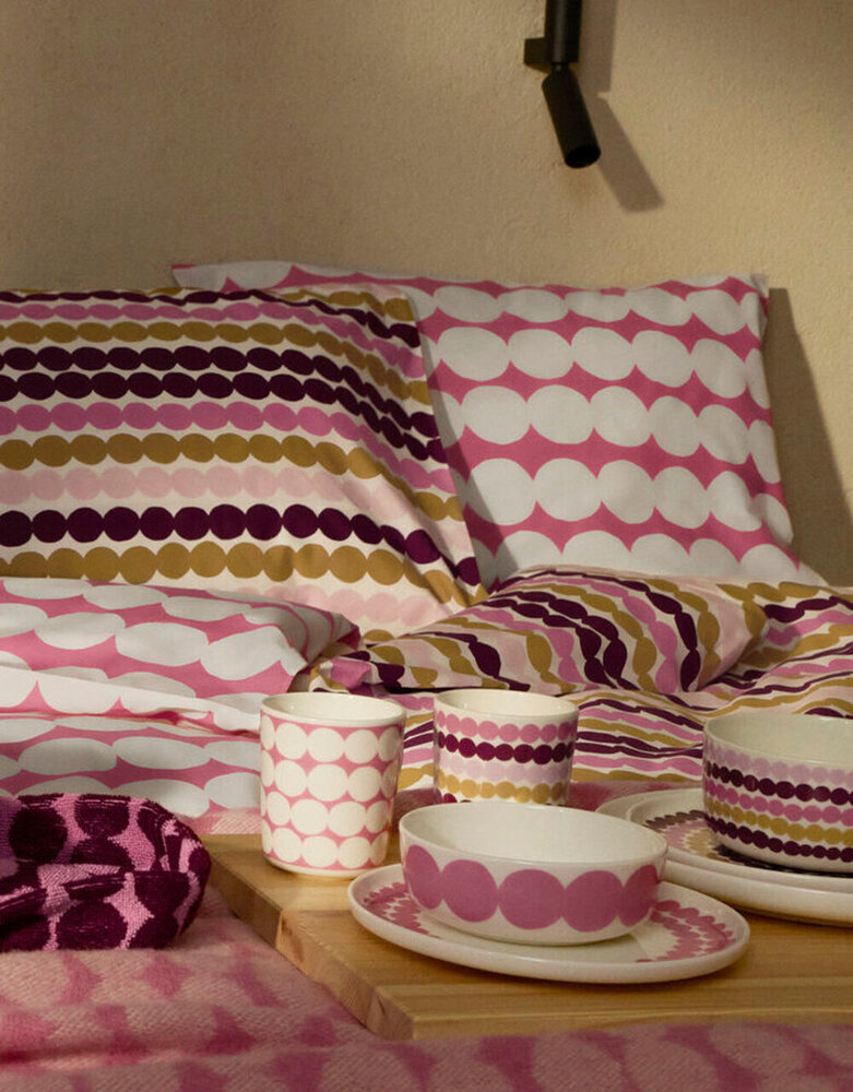 Marimekko Marimekko Räsymatto bord 20 cm roze