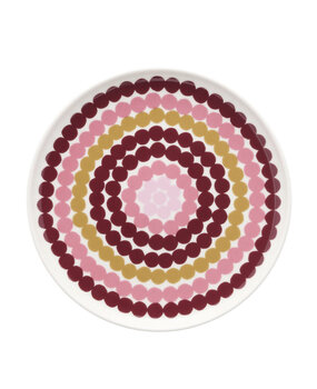 Marimekko Marimekko Räsymatto plate 20 cm pink multi