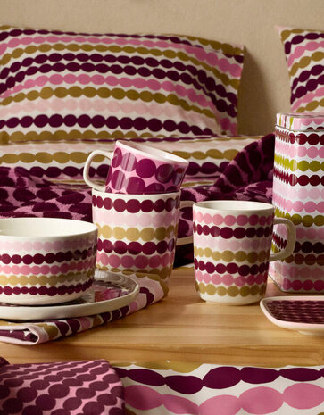 Marimekko Marimekko Räsymatto cup 2.5 dl pink multi