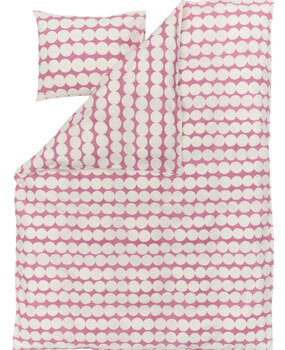 Marimekko Marimekko Räsymatto Dekbedovertrek set 150x210cm + 50x60cm kussensloop roze Marimekko Marimekko Räsymatto Dekbedovertrek set 150x210cm + 50x60cm kussensloop roze