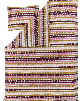 Marimekko Marimekko Räsymatto Dekbedovertrek set 150x210cm + 50x60cm kussensloop roze multi Marimekko Marimekko Räsymatto Dekbedovertrek set 150x210cm + 50x60cm kussensloop roze multi
