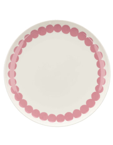 Marimekko Marimekko Räsymatto bord 25 cm roze Marimekko Marimekko Räsymatto bord 25 cm roze