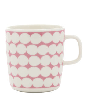 Marimekko Marimekko Räsymatto beker 4dl roze Marimekko Marimekko Räsymatto beker 4dl roze