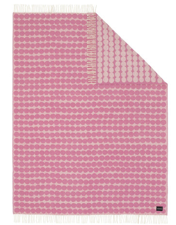 Marimekko Marimekko Räsymatto wool plaid 130x180cm pink Marimekko Marimekko Räsymatto wool plaid 130x180cm pink
