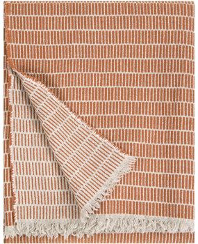 Lapuan Kankurit Lapuan Kankurit Raitti wool bedspread 160x260cm cinnamon