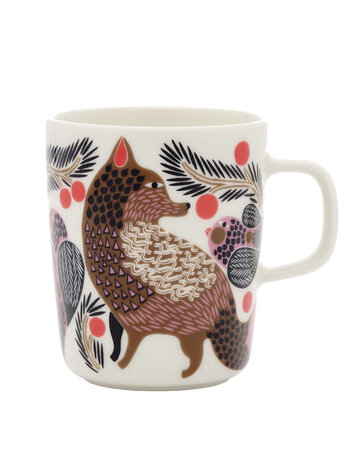 Marimekko Marimekko Ketunmarja beker 2,5dl roze Marimekko Marimekko Ketunmarja beker 2,5dl roze