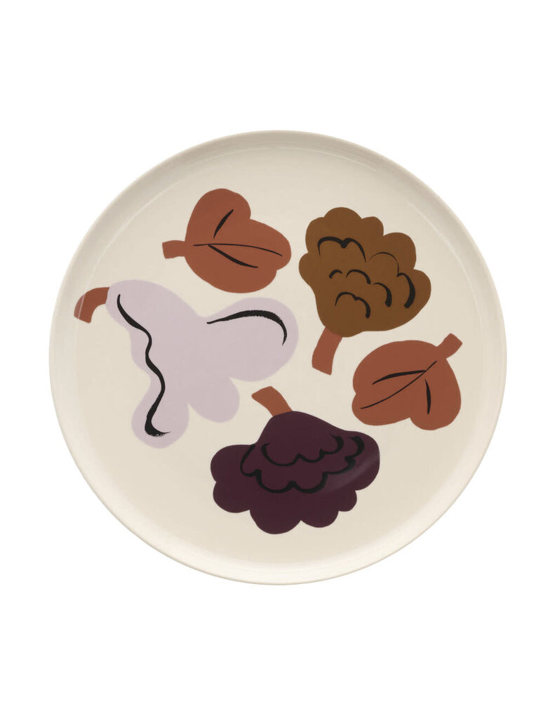 Marimekko Marimekko Kukasta kukkaan plate 20cm terracotta Marimekko Marimekko Kukasta kukkaan plate 20cm terracotta