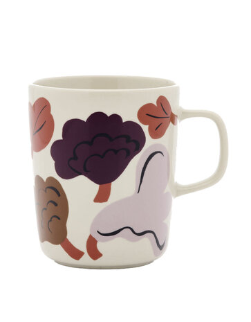 Marimekko Marimekko Kukasta kukkaan cup 2.5dl terracotta Marimekko Marimekko Kukasta kukkaan cup 2.5dl terracotta