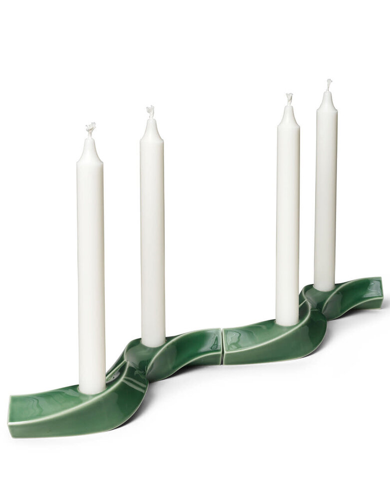 Dottir Nordic Design Dottir Samsurium Couronne candlestick 4-piece Spruce