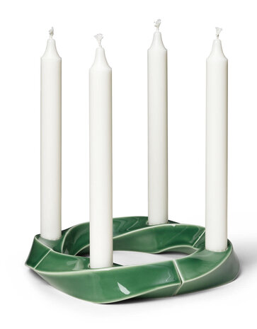 Dottir Nordic Design Dottir Samsurium Couronne candlestick 4-piece Spruce