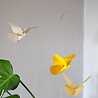 Livingly Livingly Vlinder mobiel geel 36x45cm