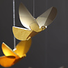 Livingly Livingly Vlinder mobiel geel 36x45cm