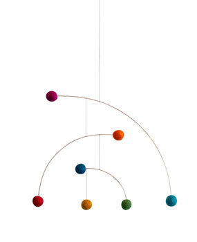 Livingly Livingly Bounce mobiel multi 30x22cm Livingly Livingly Bounce mobiel multi 30x22cm
